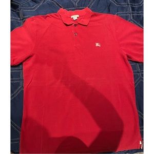 Vintage Burberry Polo Shirt Size XL